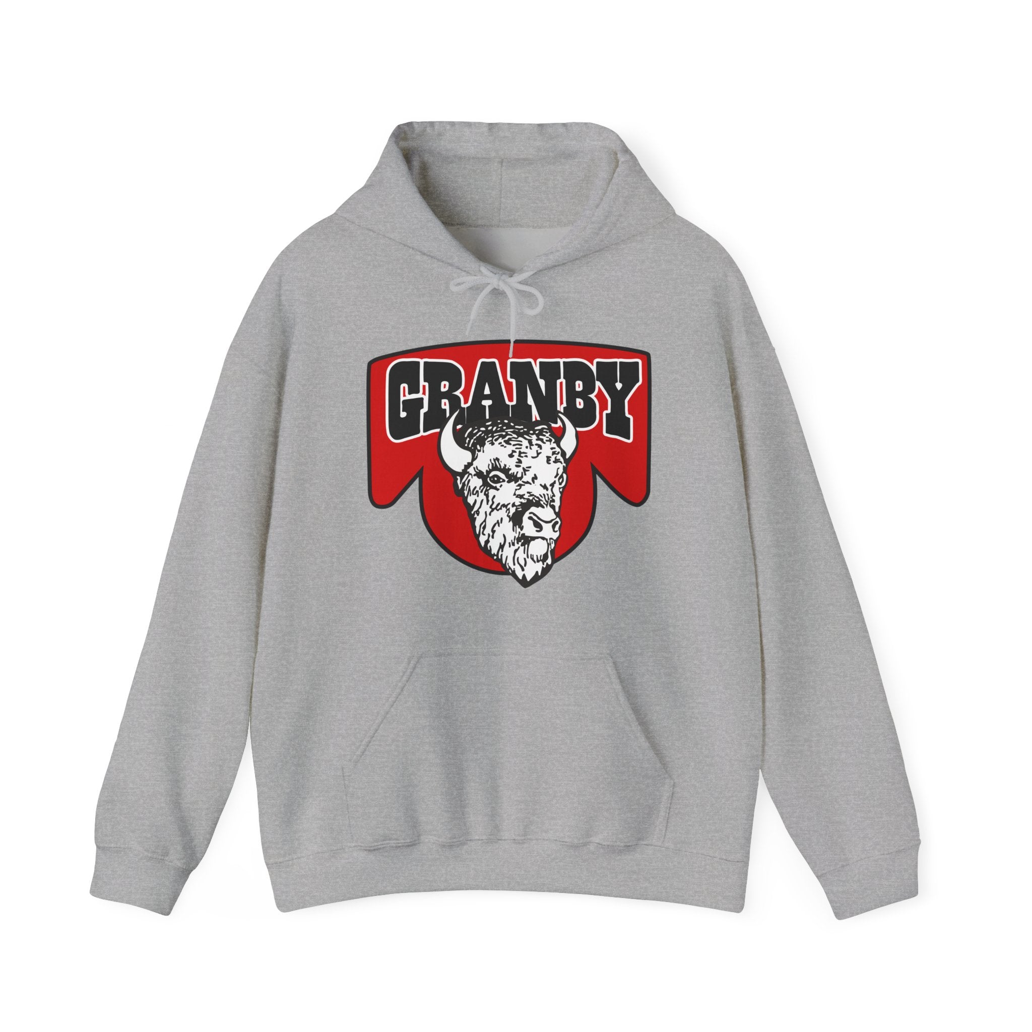 Granby Bisons Early 1980s Style Hoodie