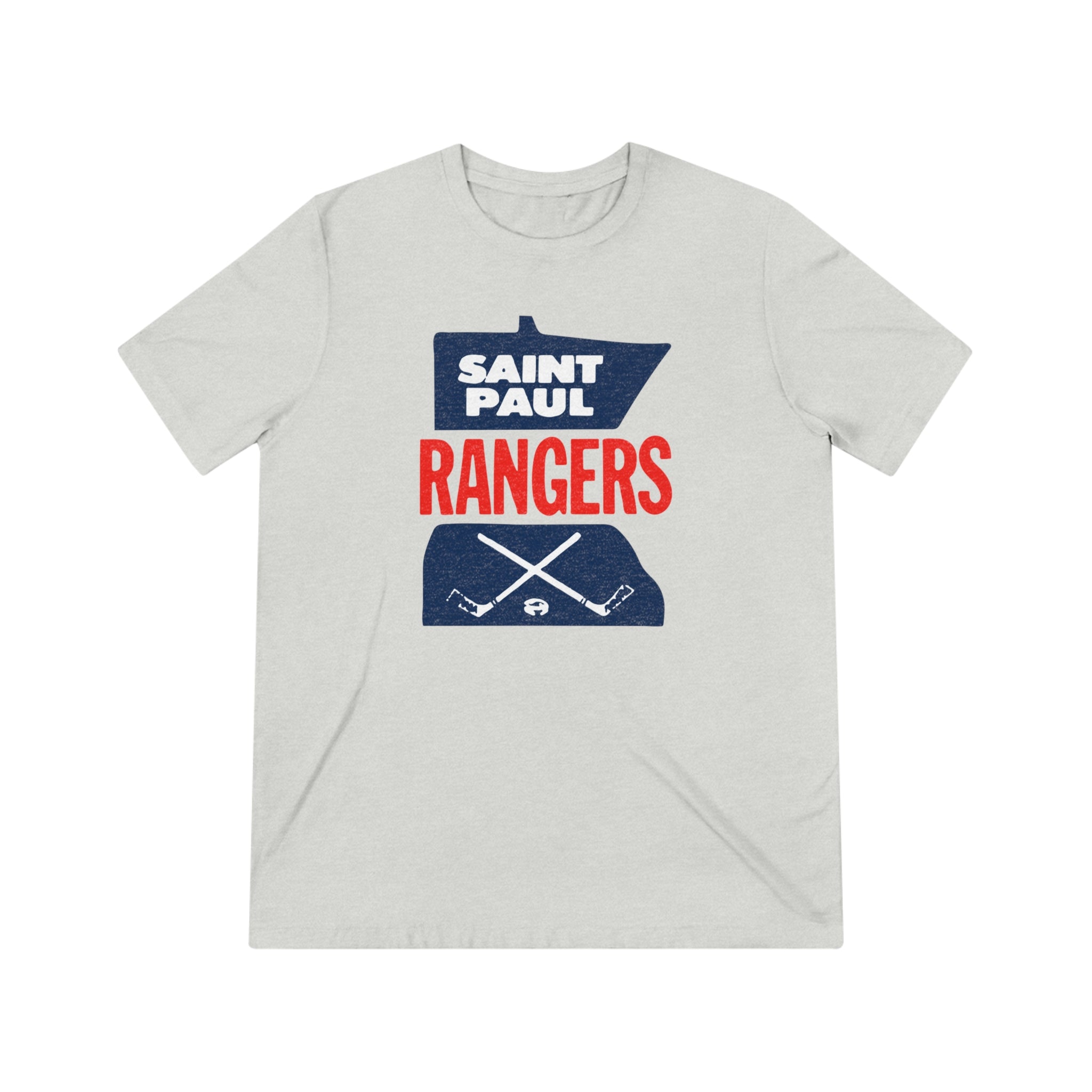 Saint Rangers Saint Paul Rangers T-Shirt (Tri-Blend Super Light) – Vintage Ice Hockey