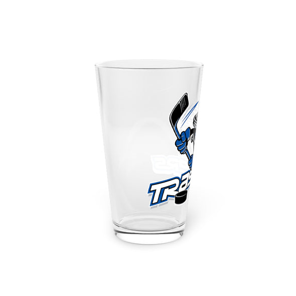 Danbury Trashers Logo Pint Glass, 16oz