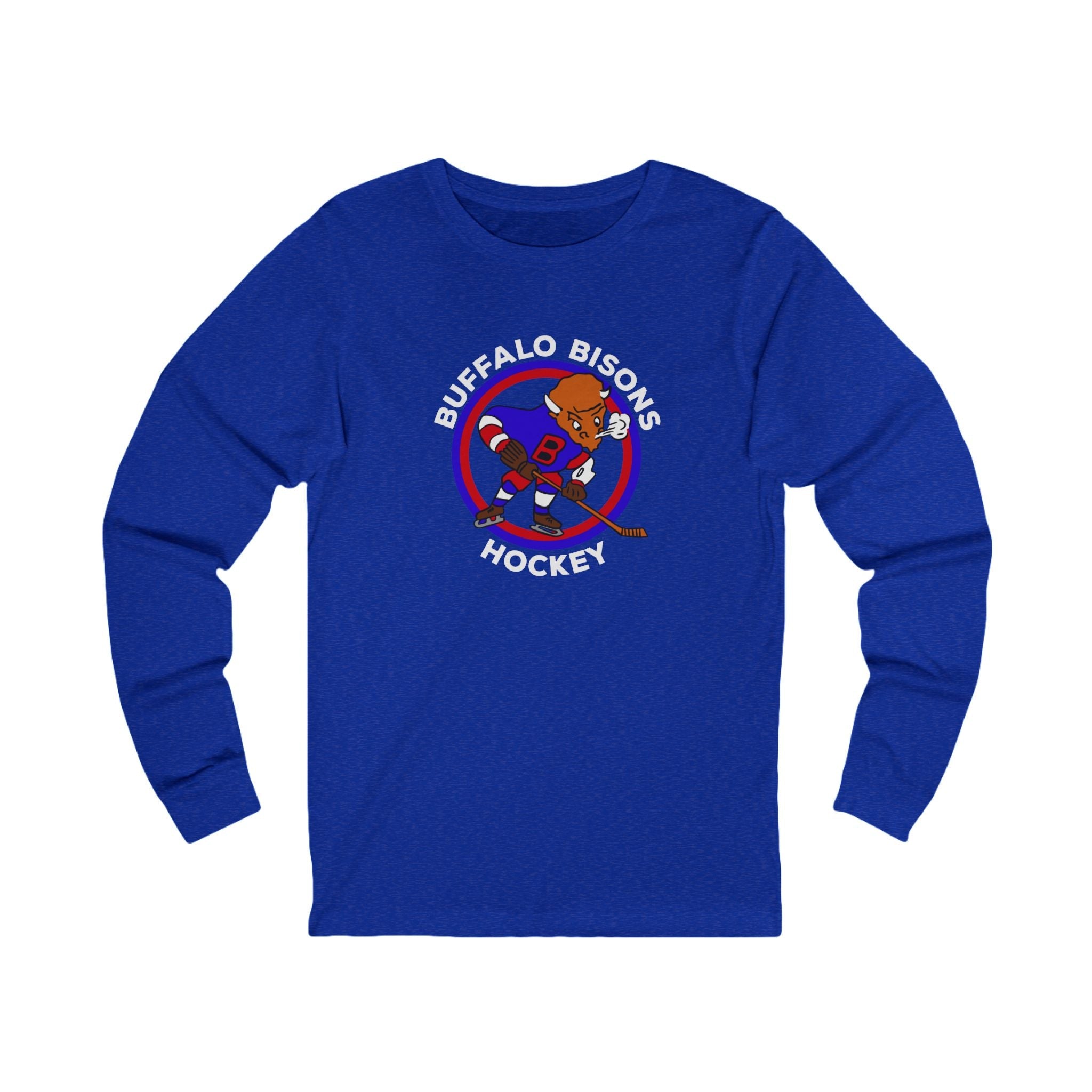 Buffalo Bisons Long Sleeve Shirt - True Royal TriBlend