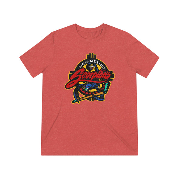 New Mexico Scorpions 1990s T-Shirt (Tri-Blend Super Light)