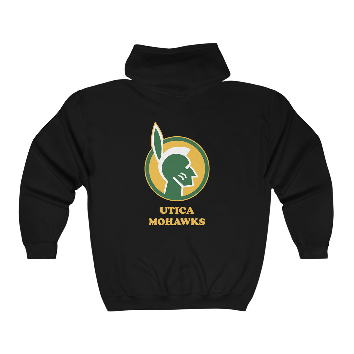 Utica Mohawks Hoodie (Zip) – Vintage Ice Hockey