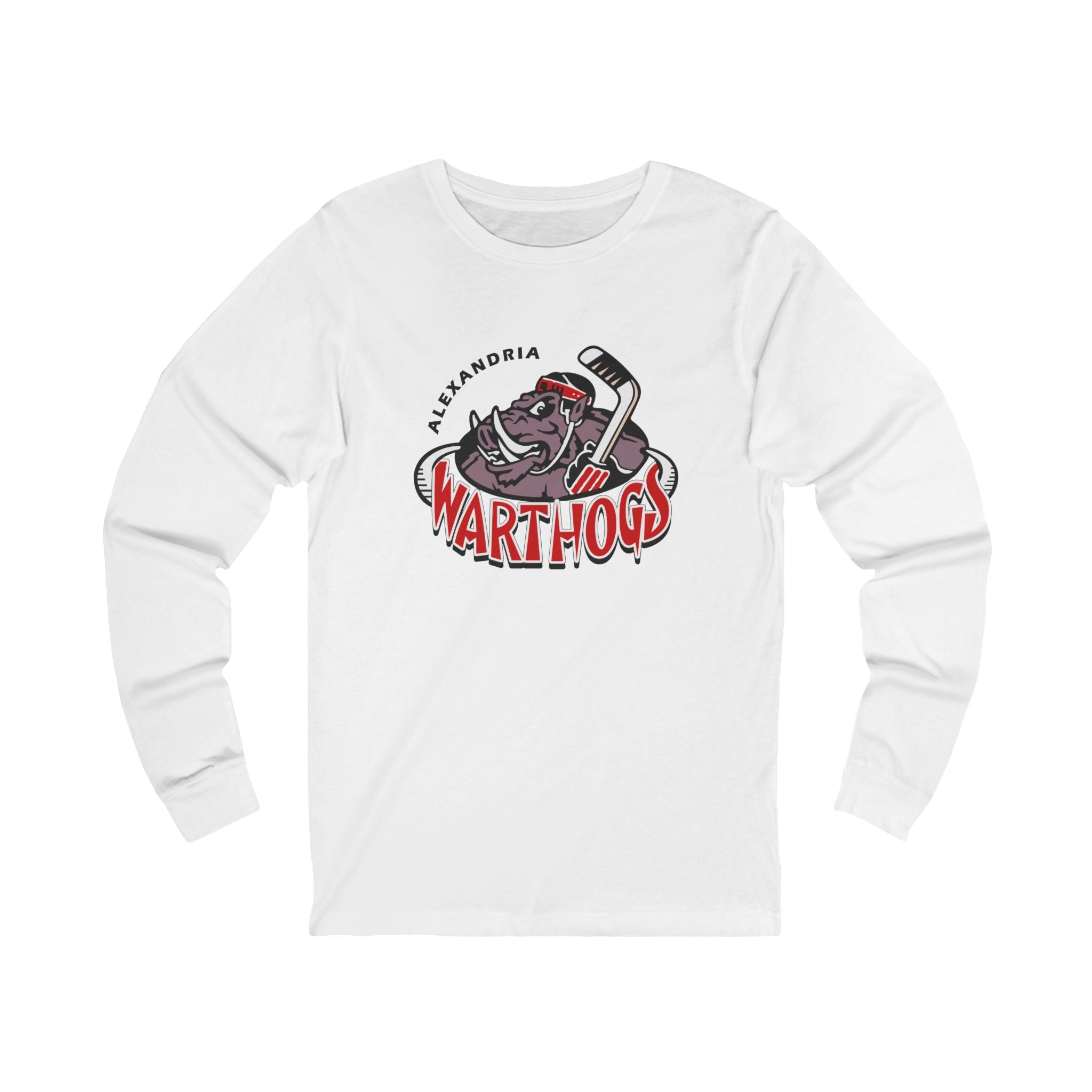 Alexandria Warthogs Long Sleeve Shirt - White