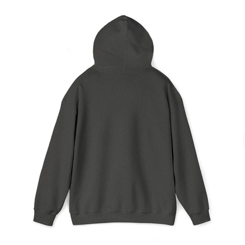 Columbus Mad Cows Hoodie in dark heather, back view, plain back, view 2