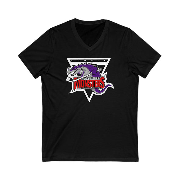 Lowell Lock Monsters Women's V-Neck T-Shirt