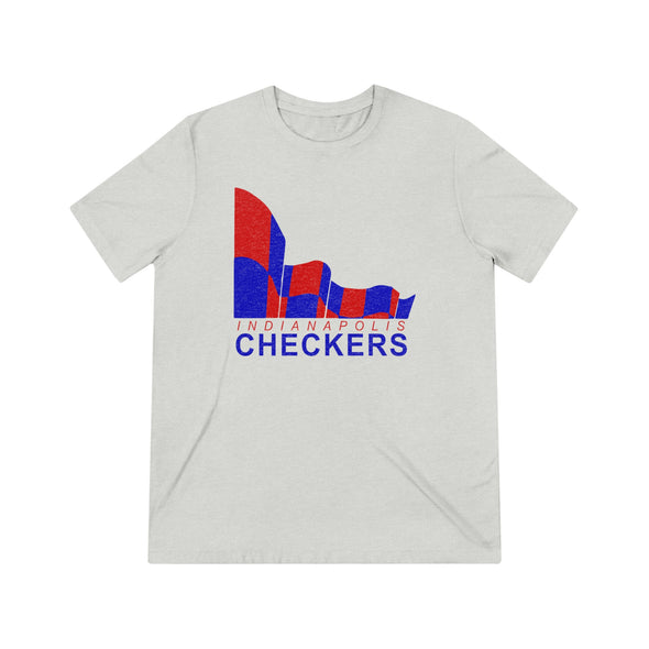 Indianapolis Checkers T-Shirt (Tri-Blend Super Light)