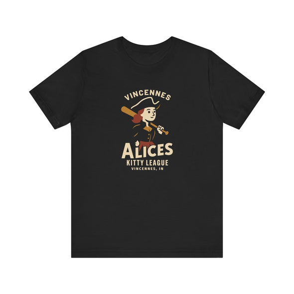 Vincennes Alices T-Shirt (Premium Lightweight) - Vintage Defunct Baseball Teams