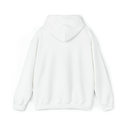 Columbus Mad Cows Hoodie in white, back view, plain back