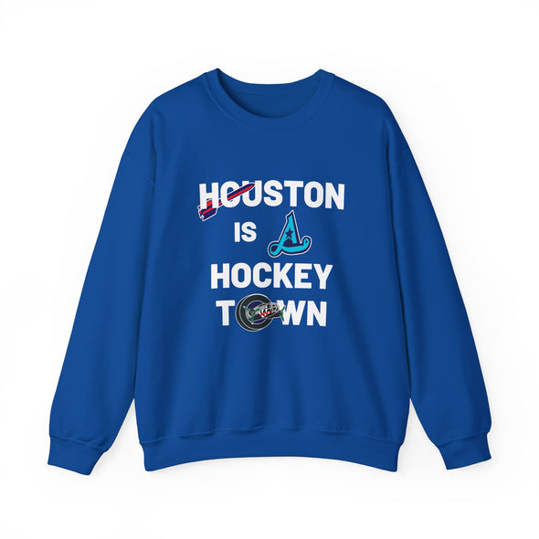 Houston is a Hockey Town Crewneck Sweatshirt