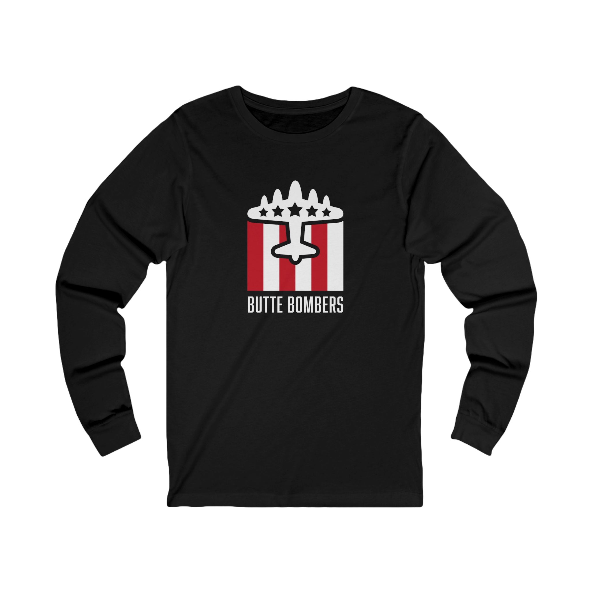 Butte Bombers Long Sleeve Shirt - Black