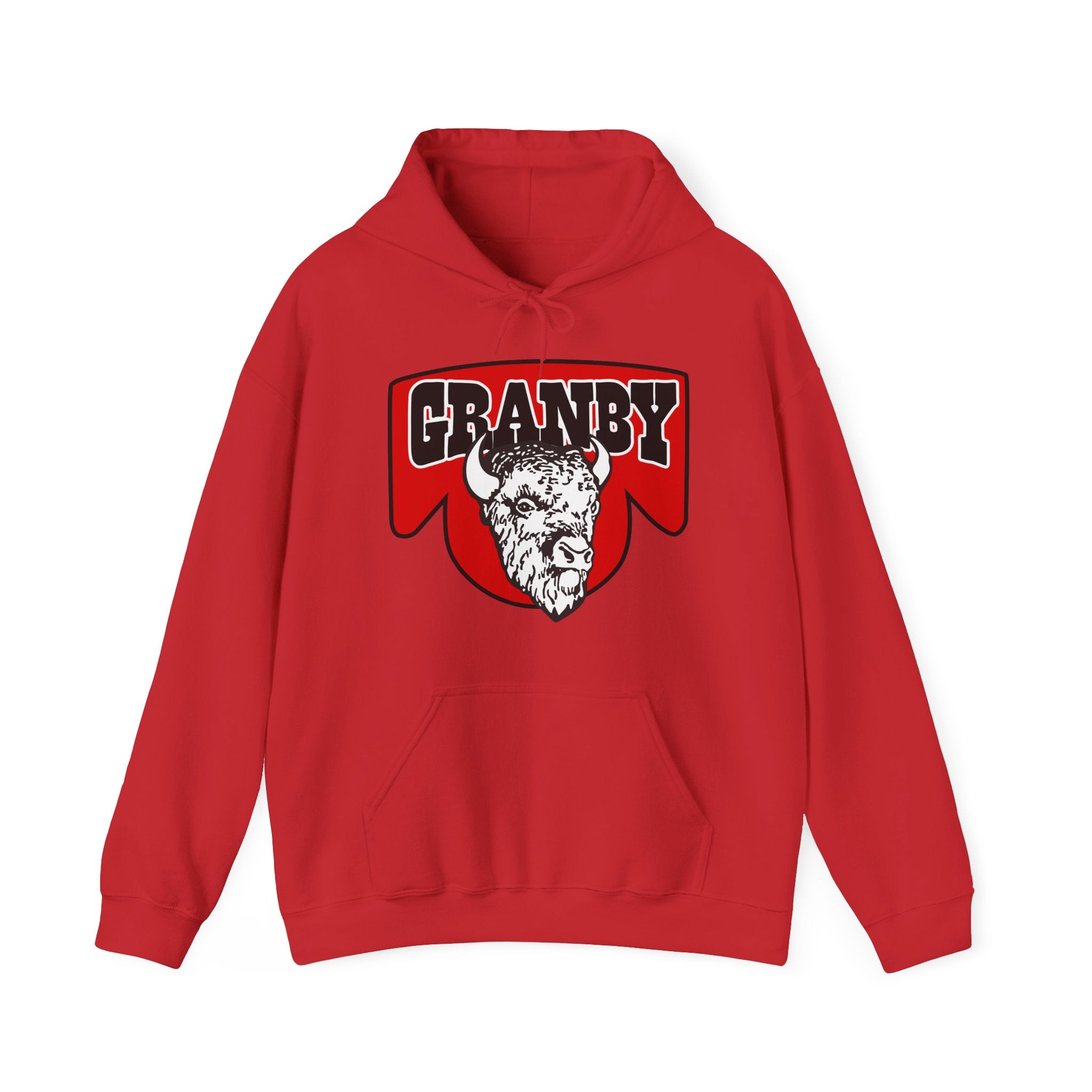 Granby Bisons Early 1980s Style Hoodie