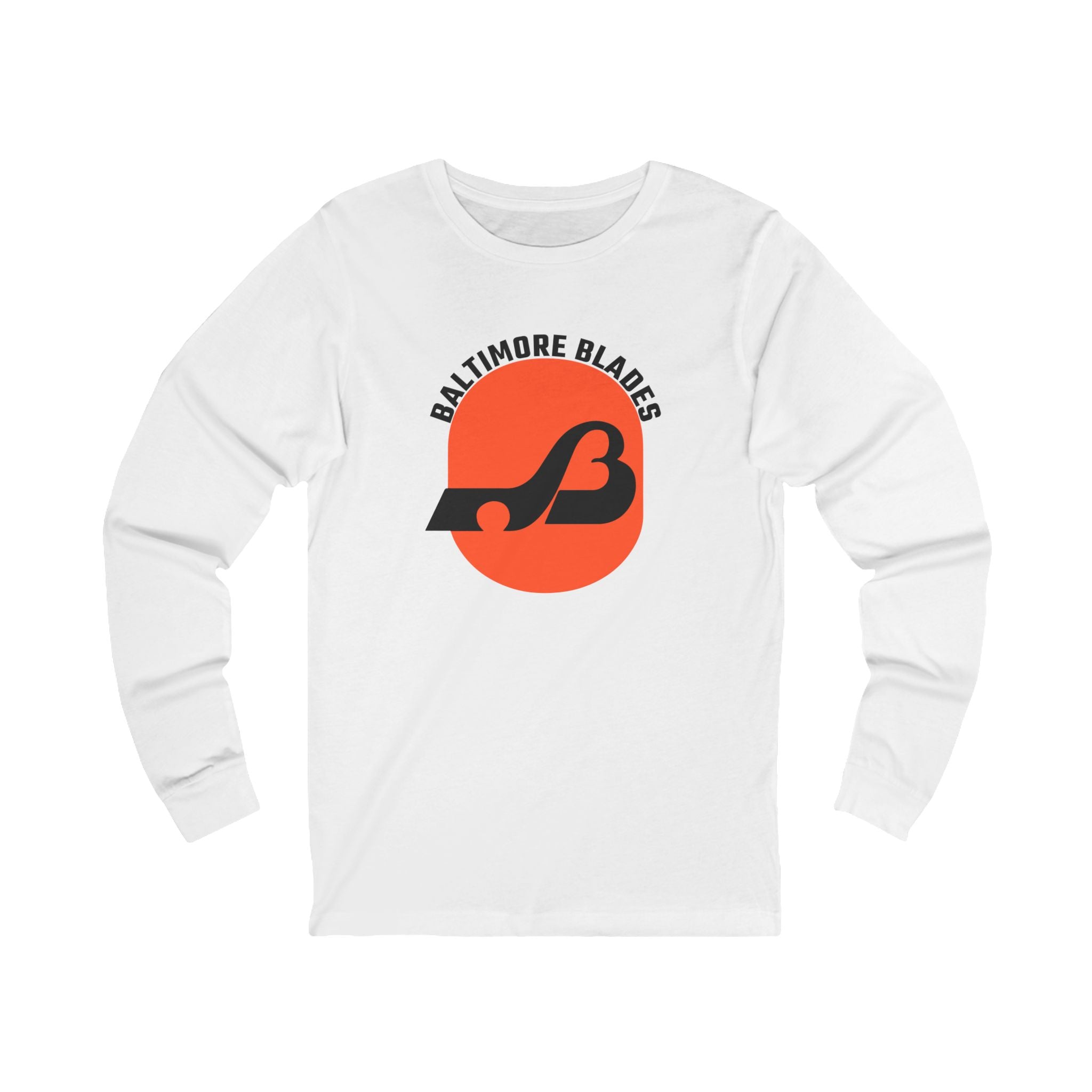 Baltimore Blades Long Sleeve Shirt - White
