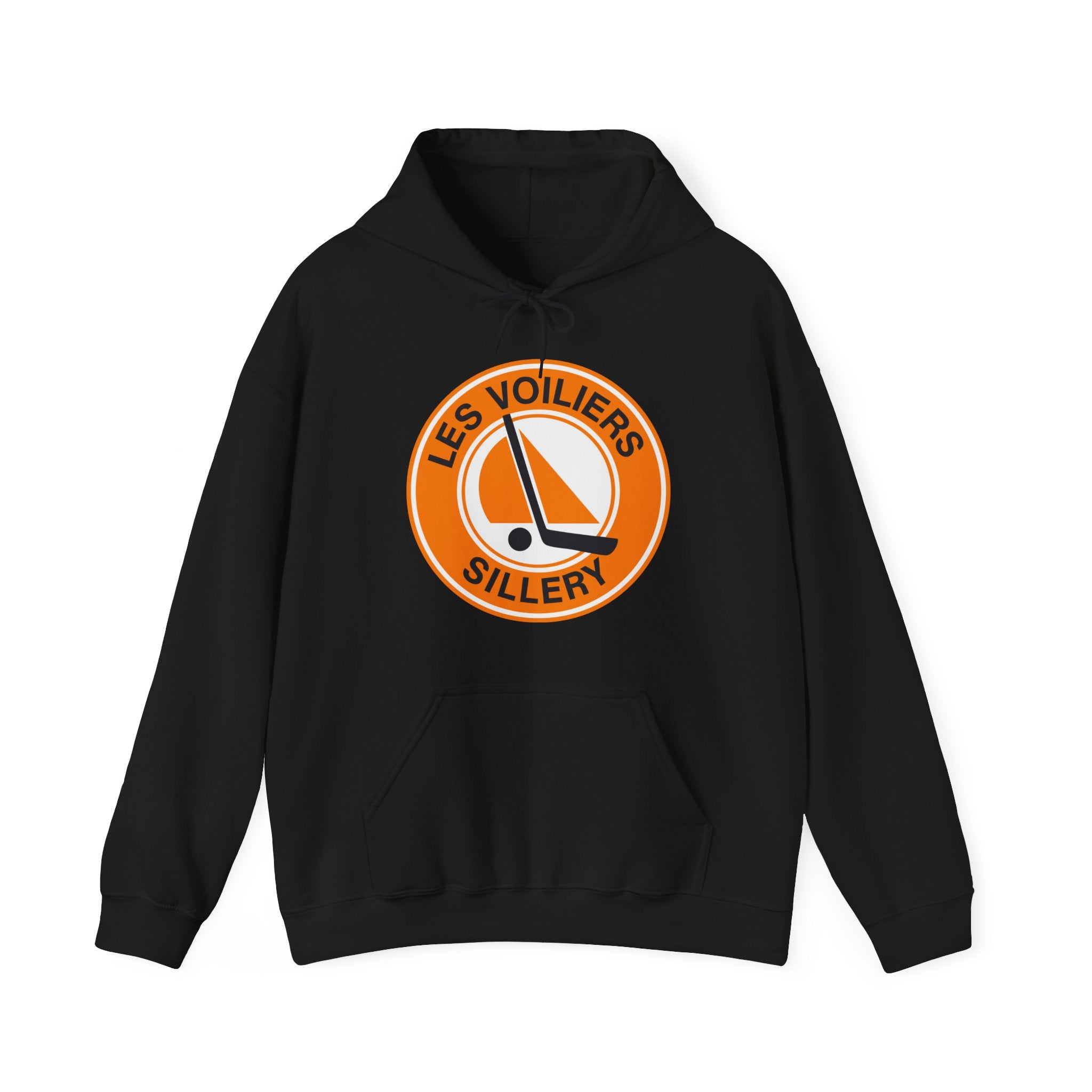 Les Voiliers Sillery Orange Logo Hoodie