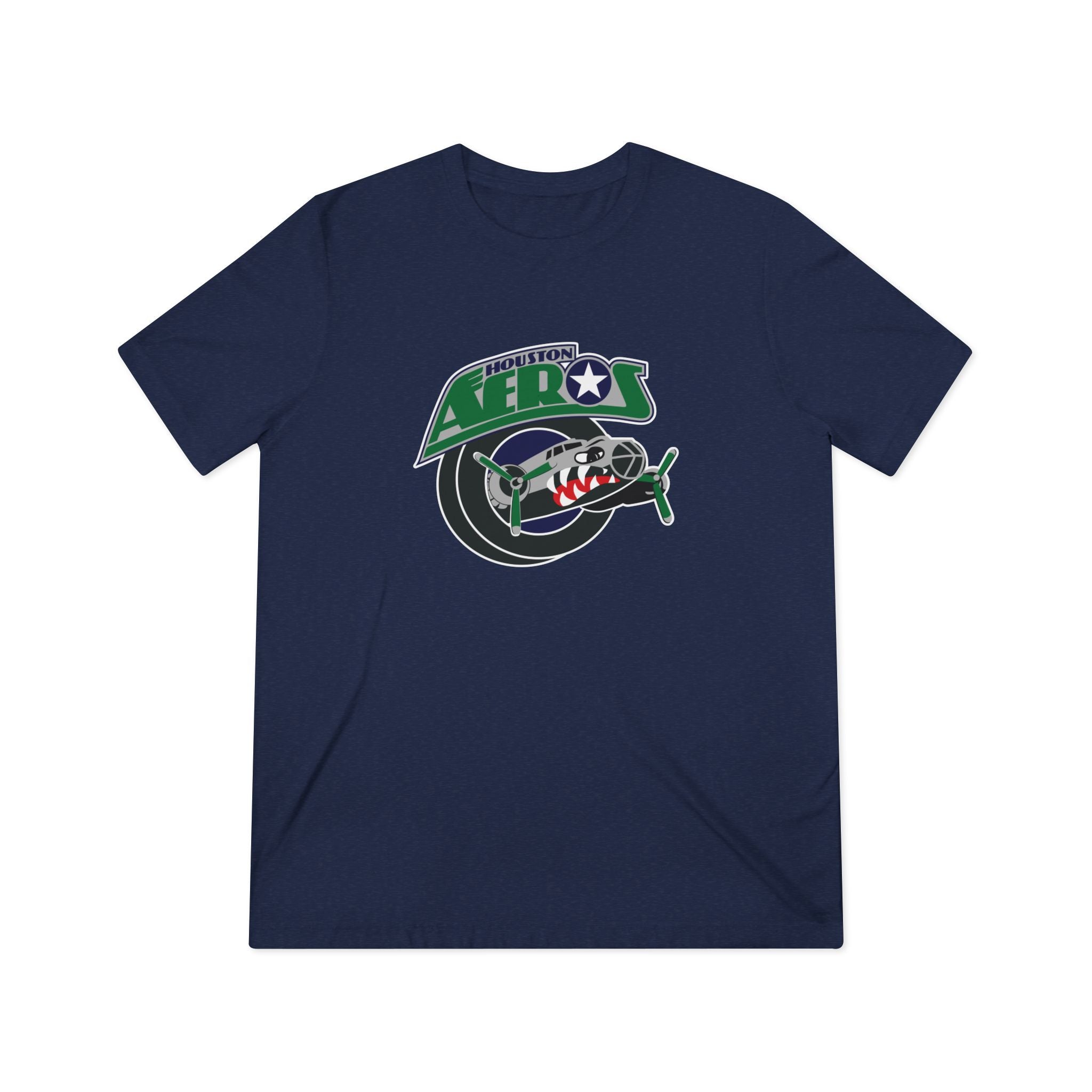 Houston Aeros 1990s T-Shirt (Tri-Blend Super Light)