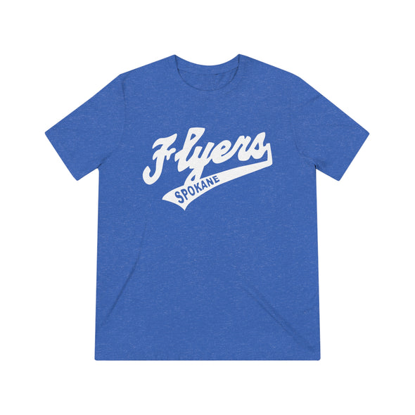 Spokane Flyers Script T-Shirt (Tri-Blend Super Light)