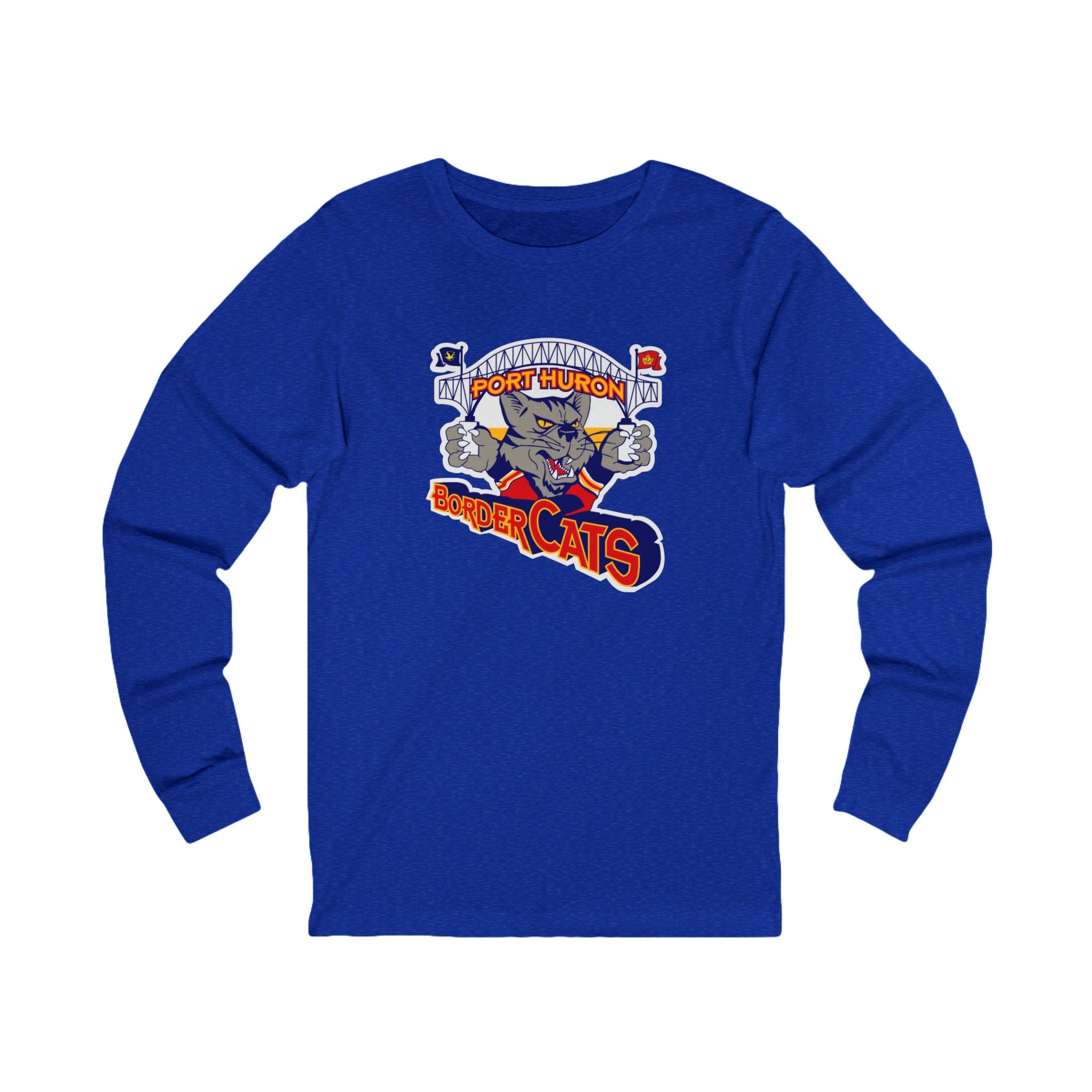 Port Huron Border Cats Long Sleeve Shirt