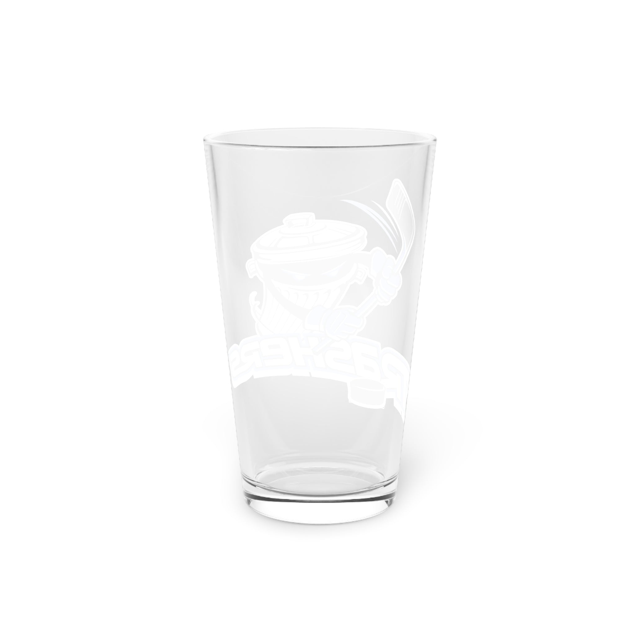 Danbury Trashers Logo Pint Glass, 16oz