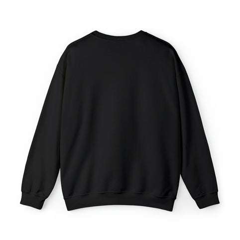 Columbus Mad Cows Crewneck Sweatshirt in black, back view, plain back
