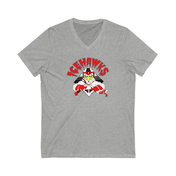 Adirondack IceHawks / Winston-Salem IceHawks Women's V-Neck T-Shirt