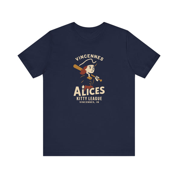 Vincennes Alices T-Shirt (Premium Lightweight) - Vintage Defunct Baseball Teams
