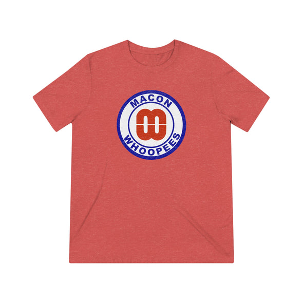 Macon Whoopees Logo T-Shirt (Tri-Blend Super Light)