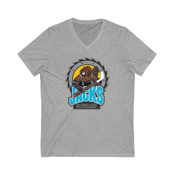 Cleveland Lumberjacks Women's V-Neck T-Shirt