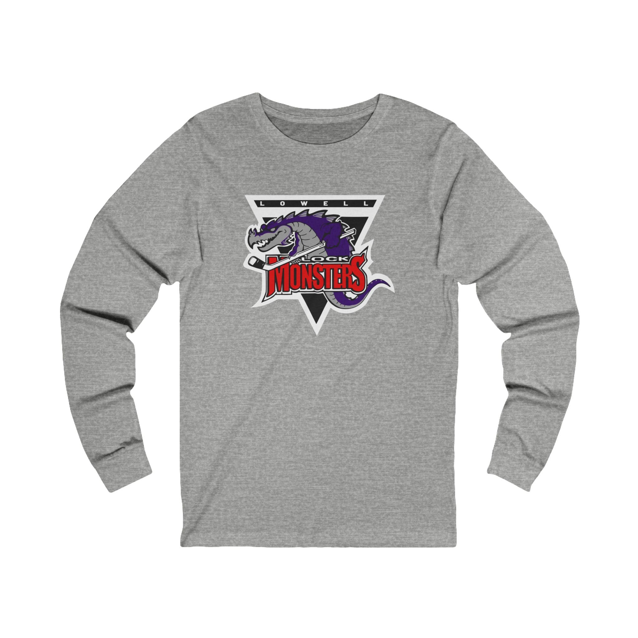 Lowell Lock Monsters Long Sleeve Shirt - Athletic Heather