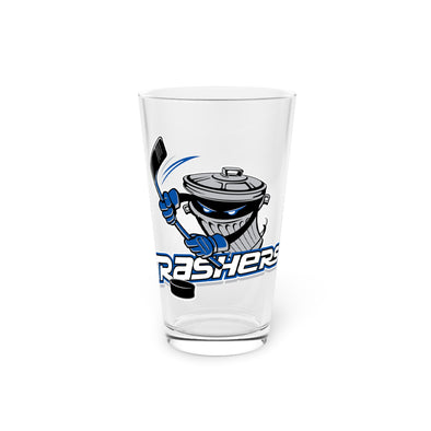 Danbury Trashers Logo Pint Glass, 16oz