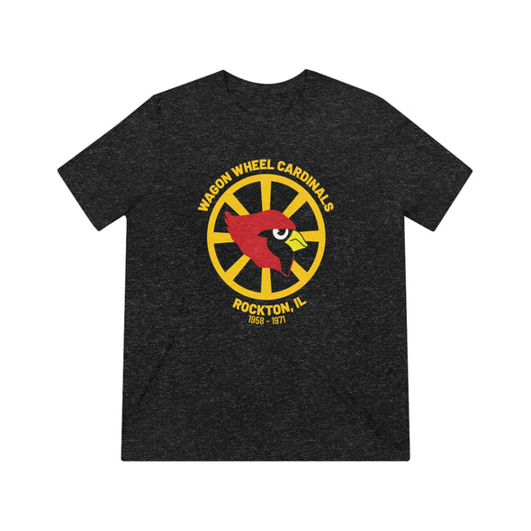Wagon Wheel Cardinals T-Shirt (Tri-Blend Super Light)