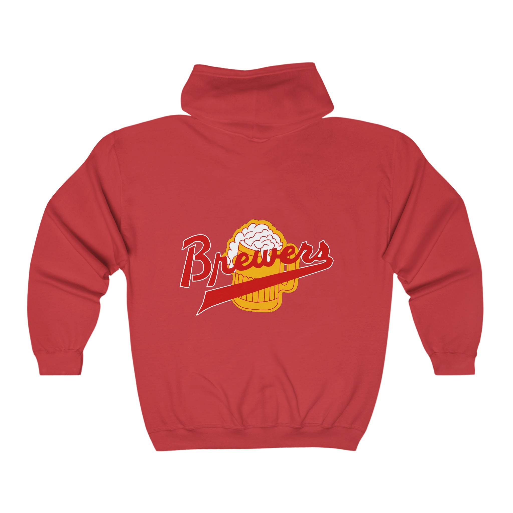 Jersey Brewers Hoodie (Zip), front, plain (design is on the back), view 2