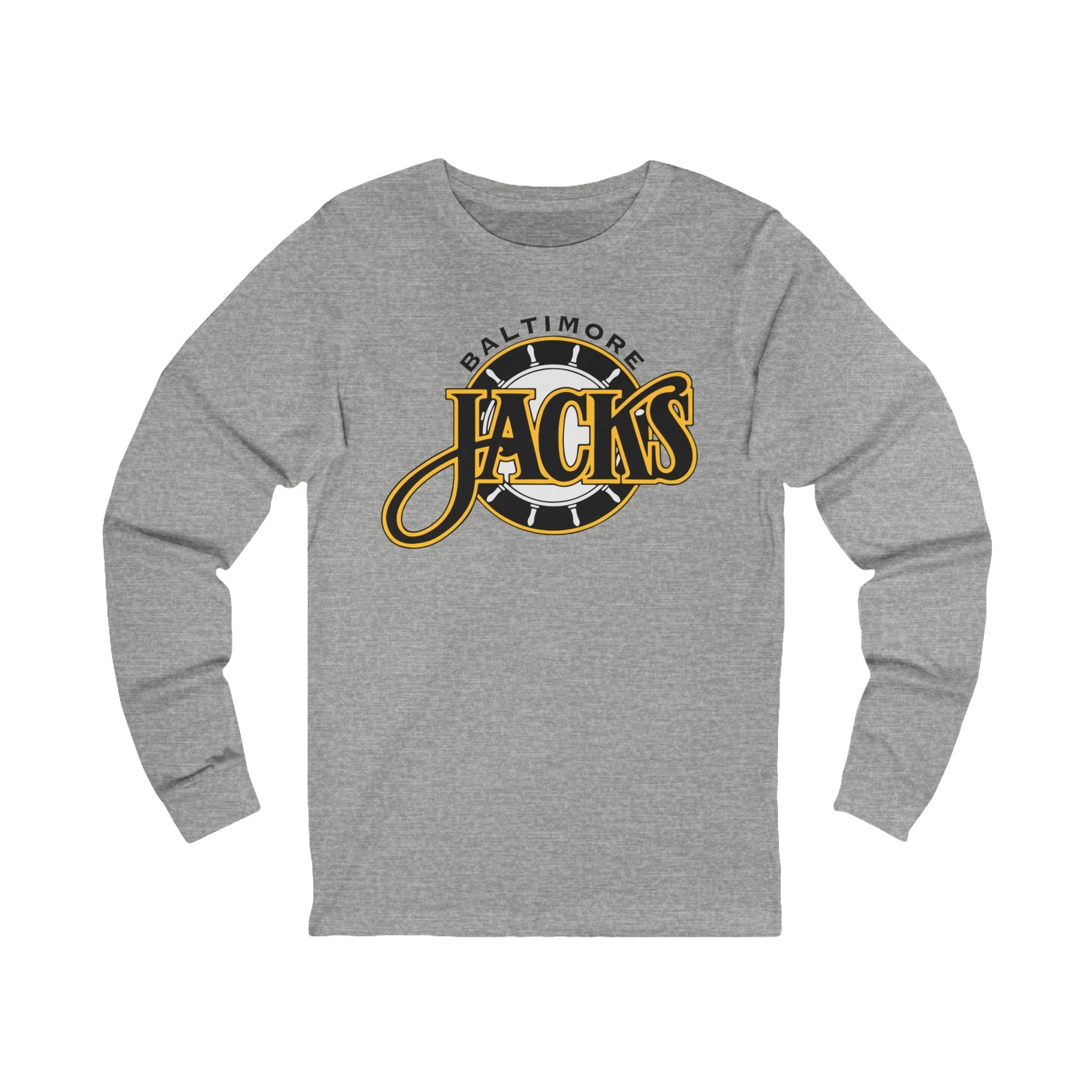 Baltimore Skipjacks Black Long Sleeve Shirt - Athletic Heather