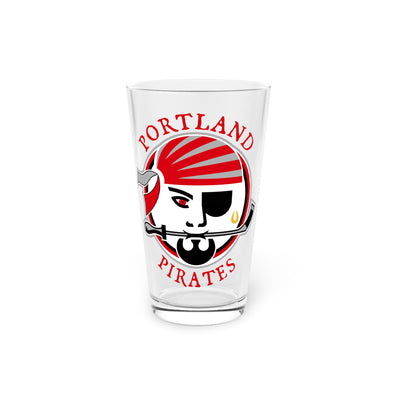 Portland Pirates 1990s Pint Glass