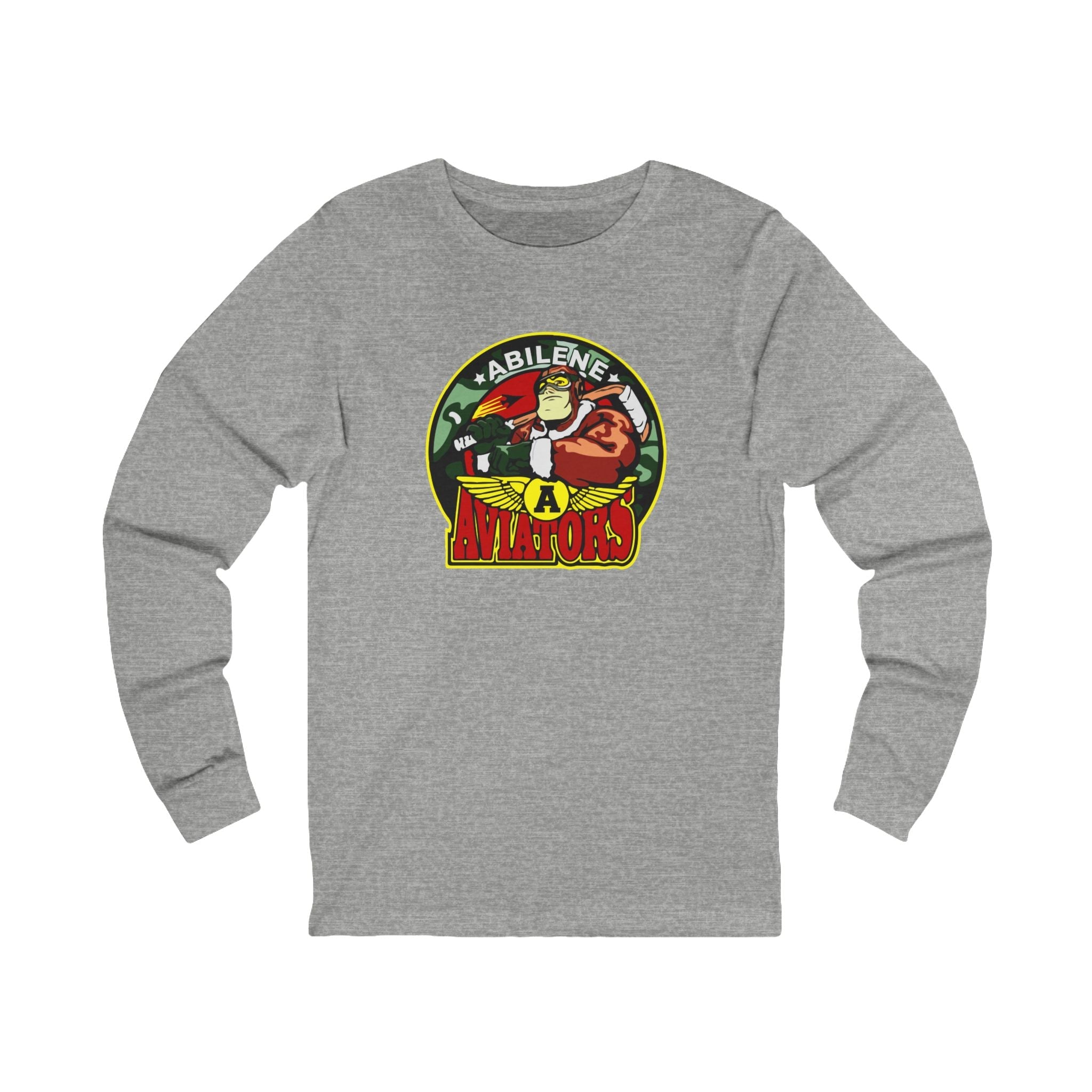 Abilene Aviators Long Sleeve Shirt - Athletic Heather