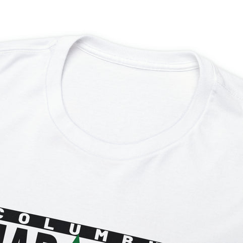 Columbus Mad Cows T-Shirt in white, collar close-up