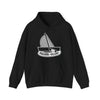 Les Voiliers Sillery Black Logo Hoodie