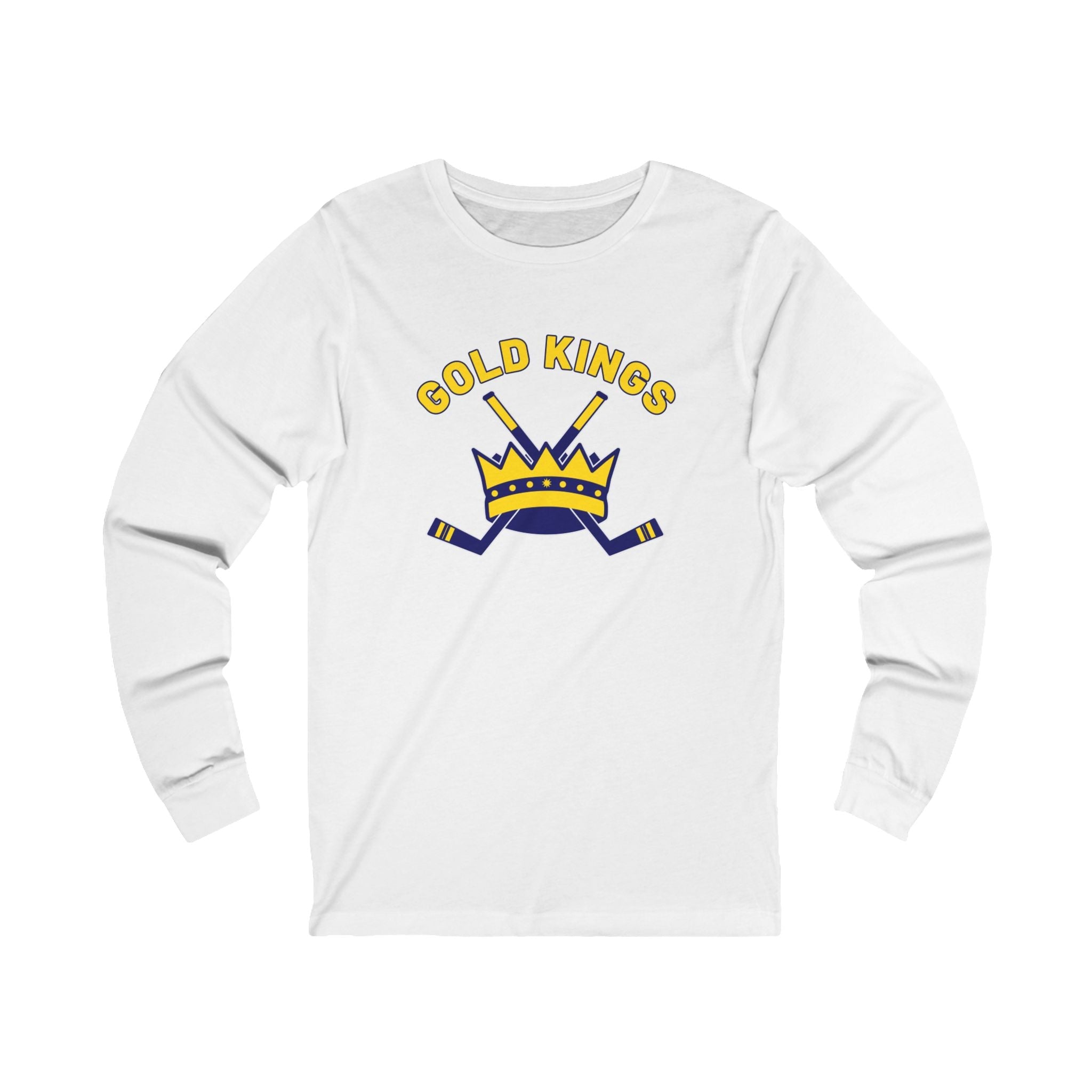 Alaska Gold Kings Long Sleeve Shirt - White