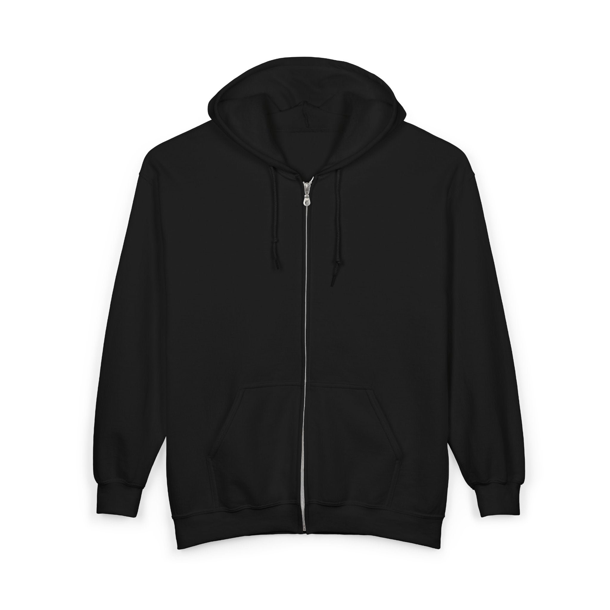 Baltimore Clippers Hoodie (Zip) in black, front, plain (design is on the back)