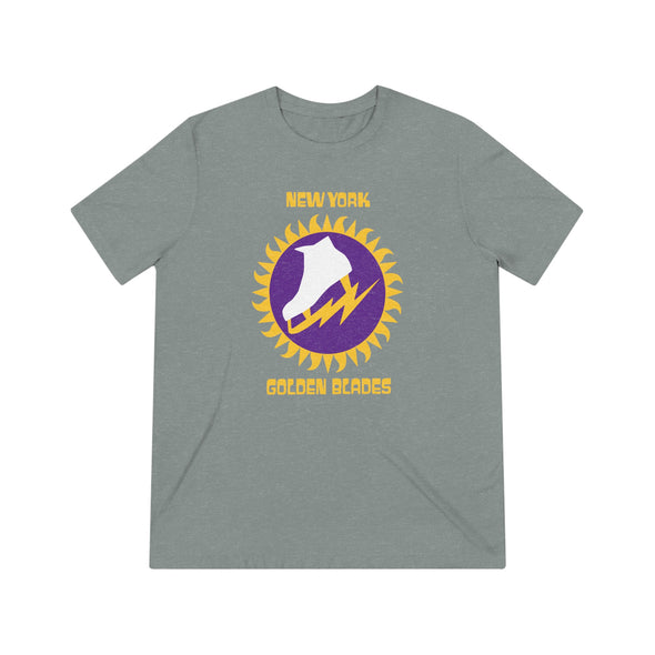 New York Golden Blades T-Shirt (Tri-Blend Super Light)