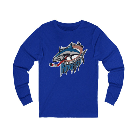 Baton Rouge Kingfish Long Sleeve Shirt - True Royal TriBlend