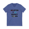 Houston is a Hockey Town Women's V-Neck T-Shirt