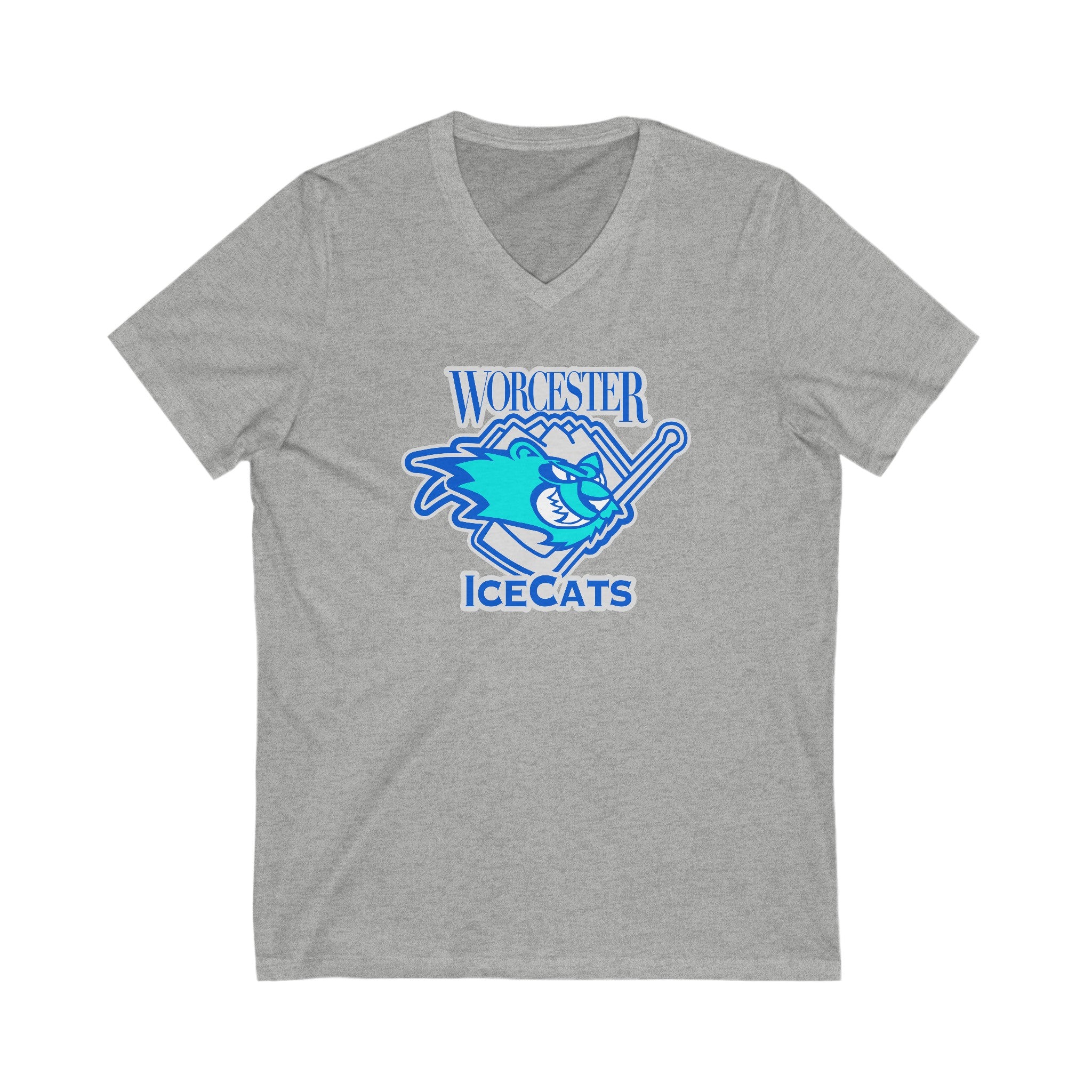 Worcester IceCats Women's V-Neck T-Shirt