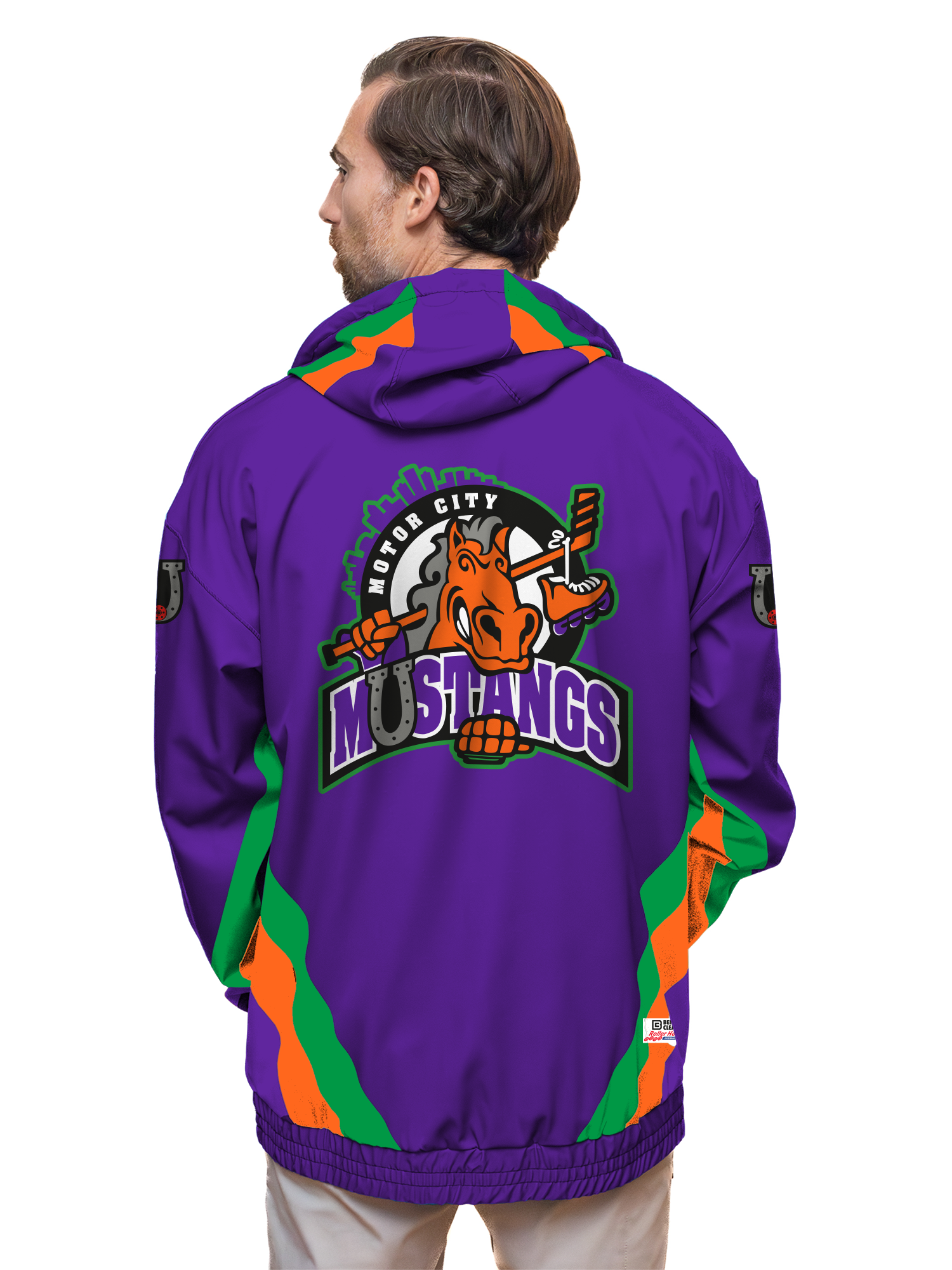 Motor City Mustangs Hockey Windbreaker