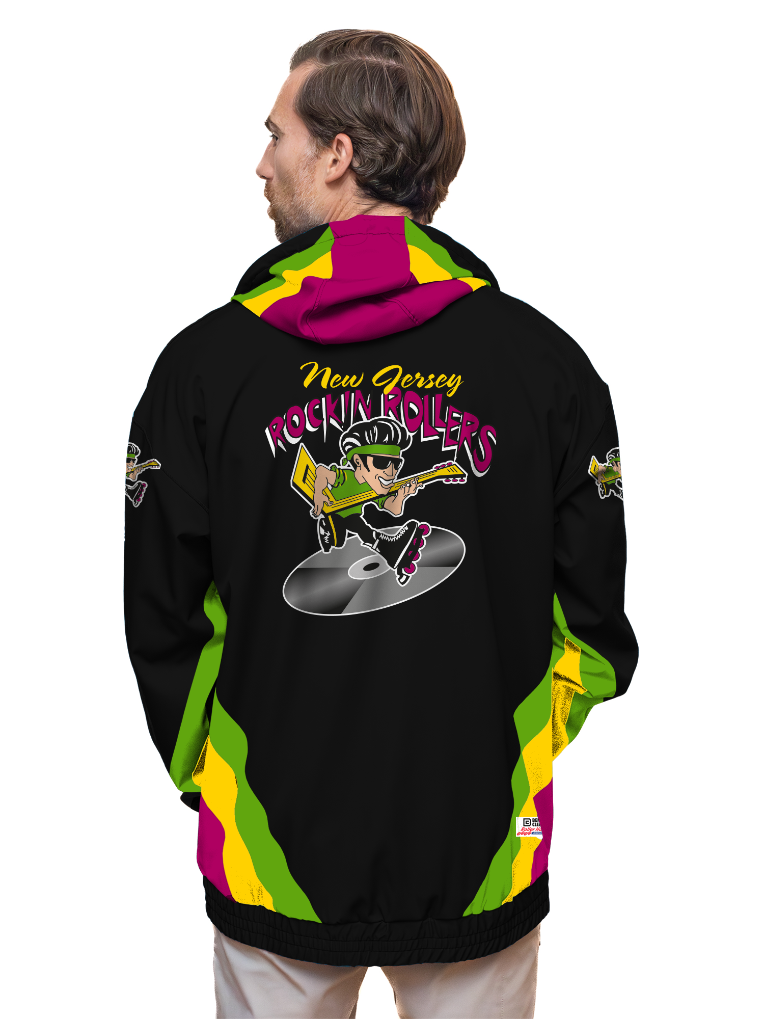 New Jersey Rockin' Rollers Hockey Windbreaker