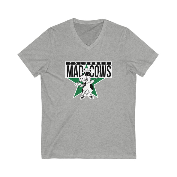 Columbus Mad Cows Women's V-Neck T-Shirt