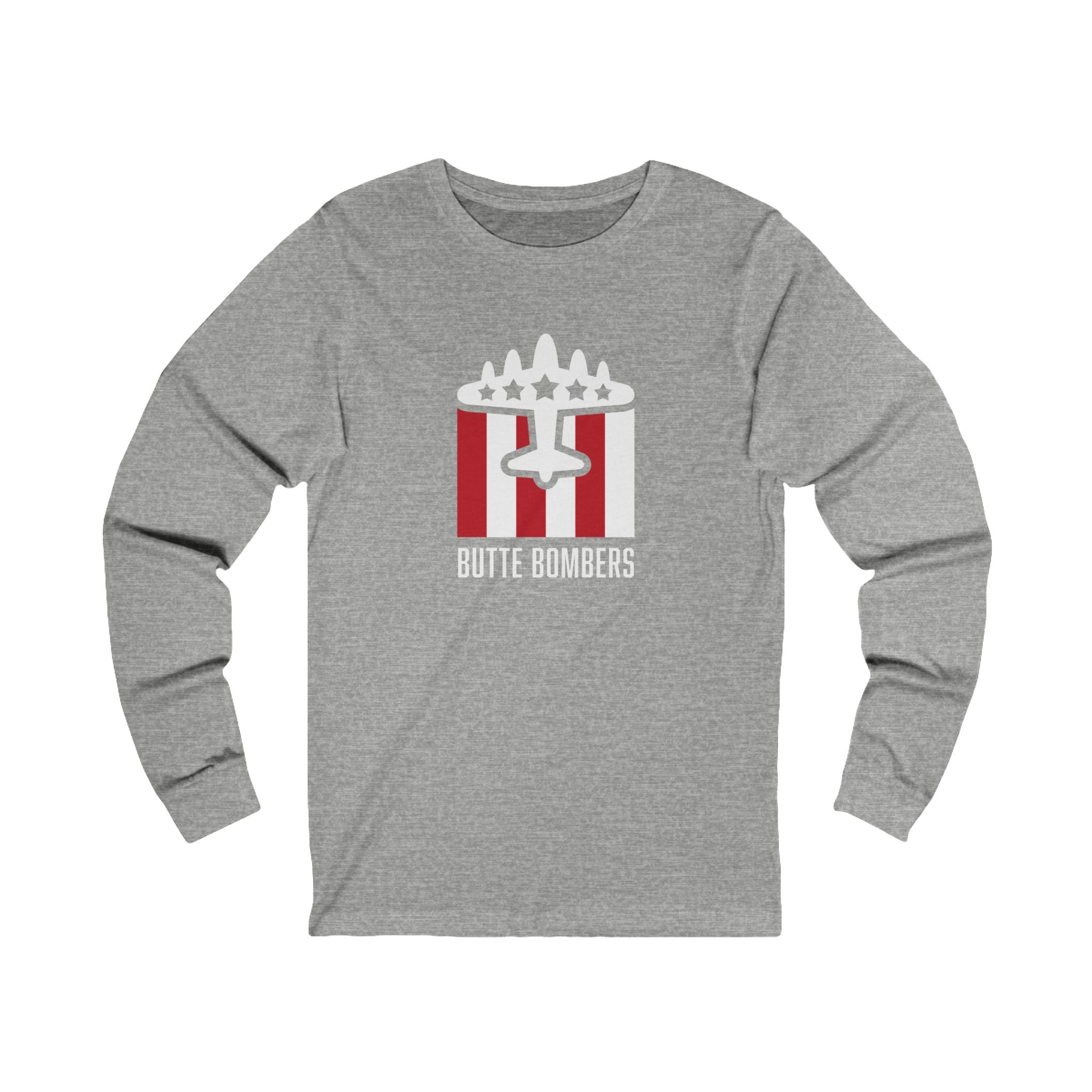 Butte Bombers Long Sleeve Shirt - Athletic Heather
