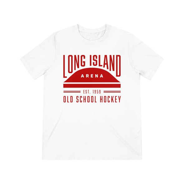 Long Island Arena Old School Hockey T-Shirt (Tri-Blend Super Light)