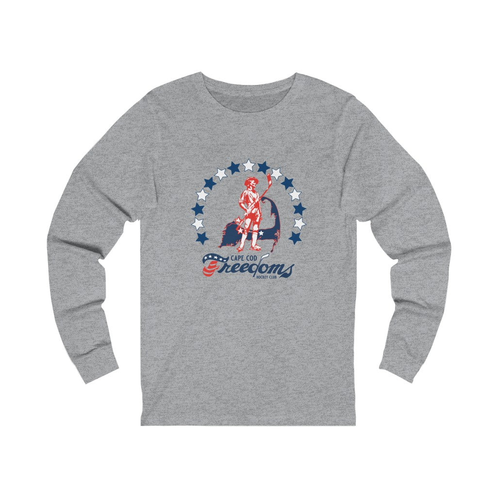 Cape Cod Freedoms Long Sleeve Shirt - Athletic Heather