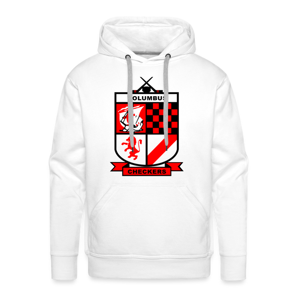 Columbus Checkers Hoodie (Premium) - white