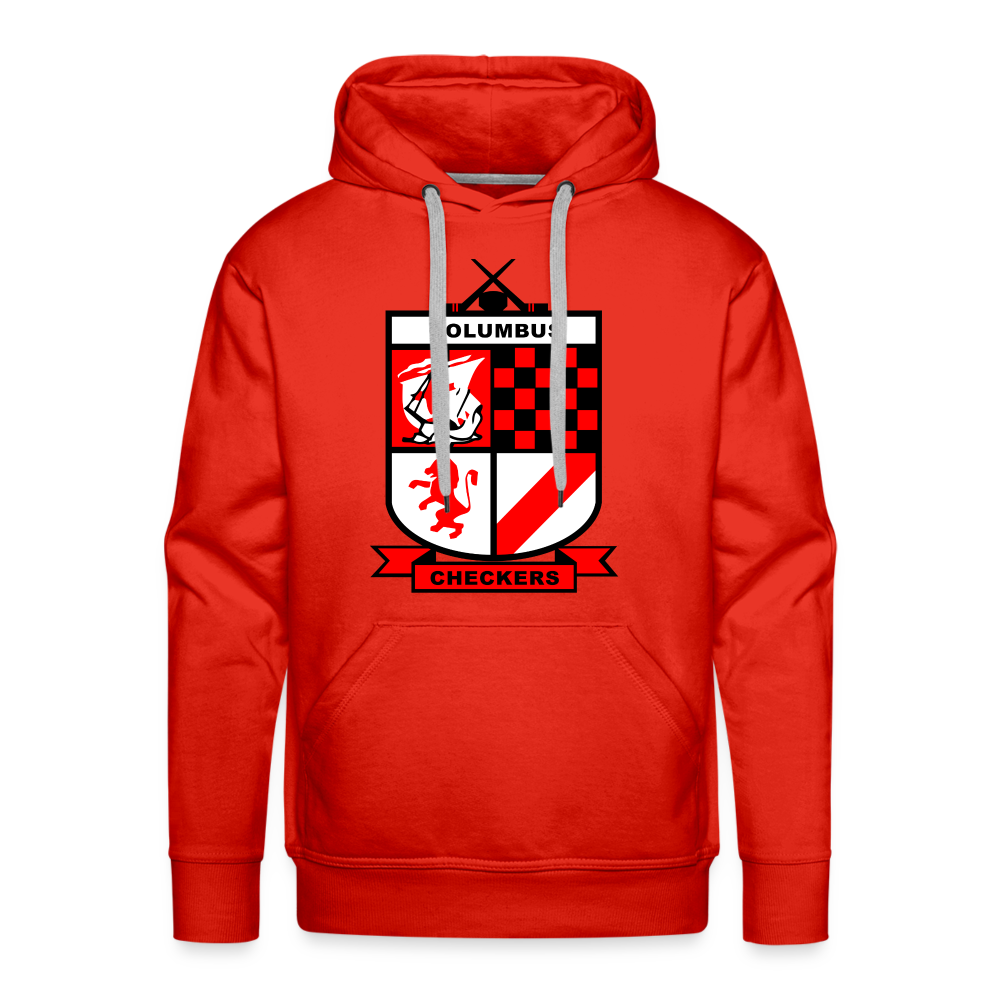 Columbus Checkers Hoodie (Premium) - red