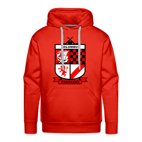 Columbus Checkers Hoodie (Premium) - red